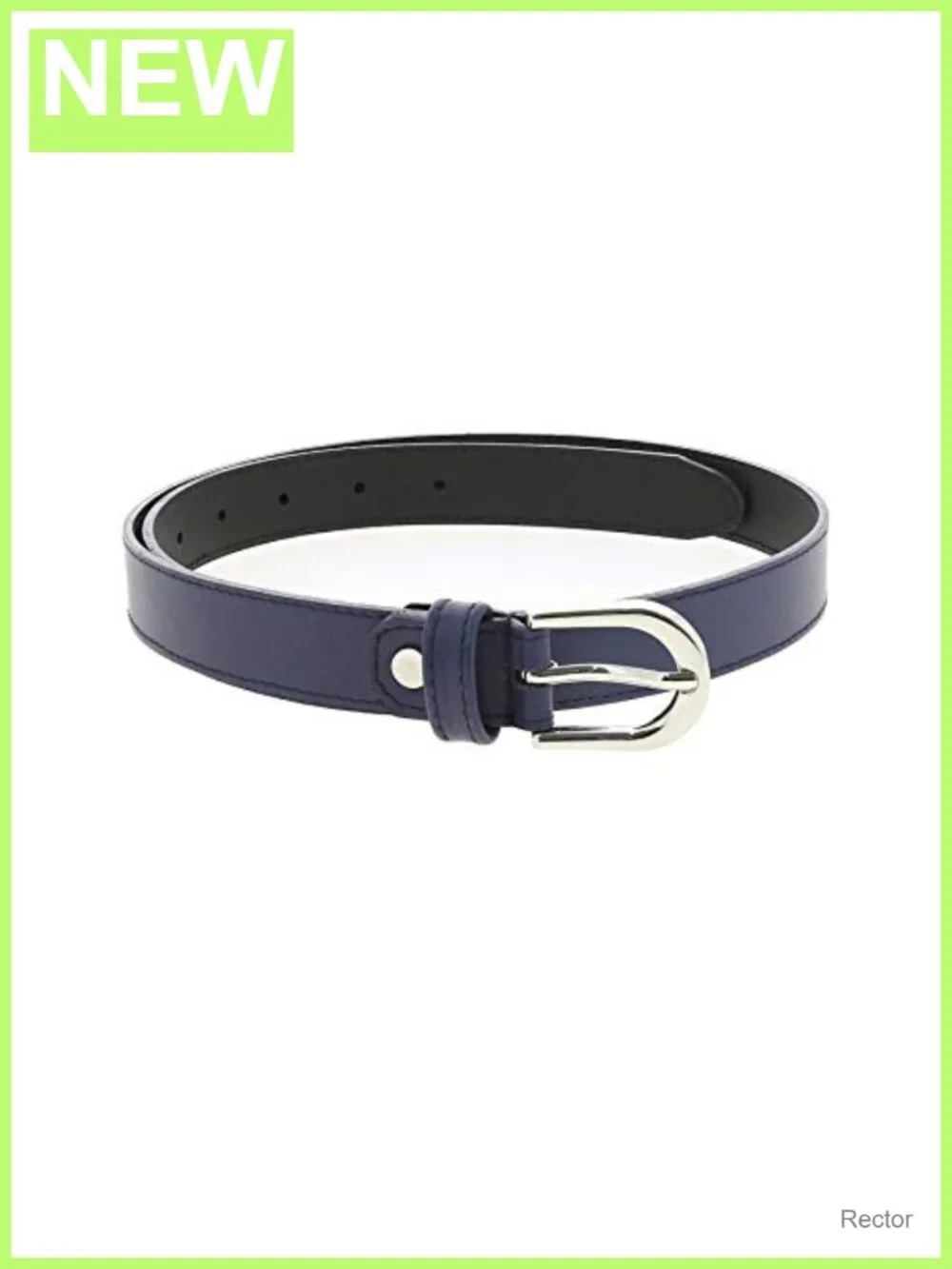 Genuine Italian Leather Belt, Made in France, Slim Design